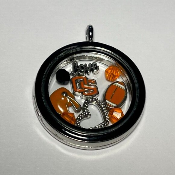 Oregon State Beavers NCAA Memory Charm Locket w/ 22 IN chain NEW - Picture 2 of 4